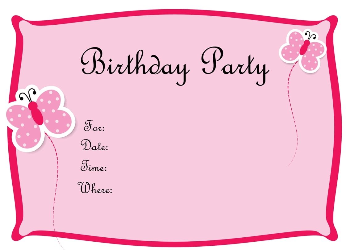 Doc  800800  Download Birthday Party Invitations â Birthday Party